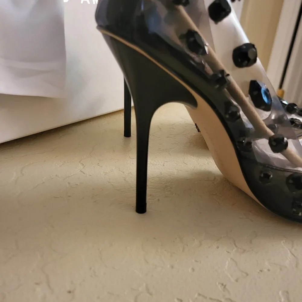 Good American DIAMONDS FOREVER HEEL SIZE: 9 - Picture 7 of 10
